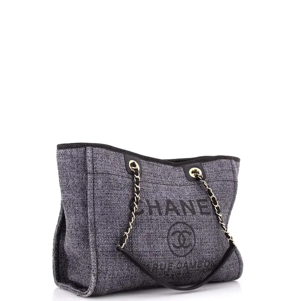 Chanel Deauville Tote Raffia With #243617C43B - Picture 2 of 7